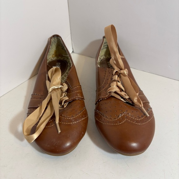 🛍️3/$30 Nicole women’s brown lace up oxfords in size 6.5 - Picture 5 of 10